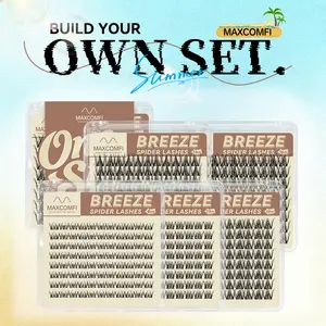 Spider Lashes  Length Lock Breeze Maxcomfi DDcurl Kim Lashes Clusters DIY Your Lash Map