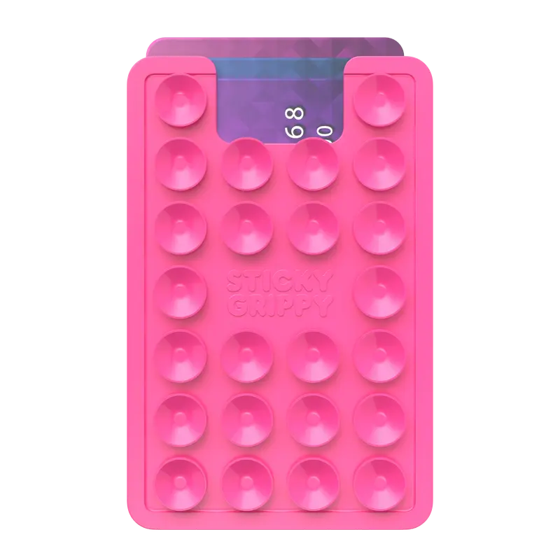 Pink Card Holder StickyGrippy