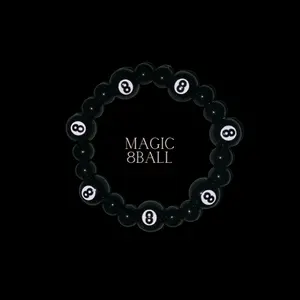 Magic 8 ball bracelet