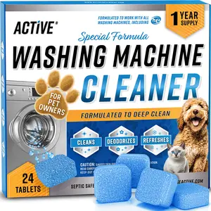 ACTIVE Washing Machine Cleaner for Pet Owners Enzymatic Deep Clean Descaler ACTIVE Washing Machine Cleaner for Pet Owners Enzymatic Deep Clean Descaler