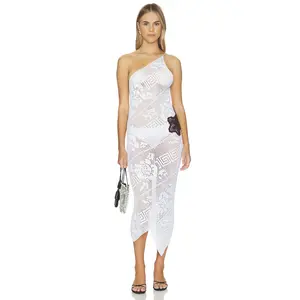 KETTEL ATELIER Minty Crochet Dress in White