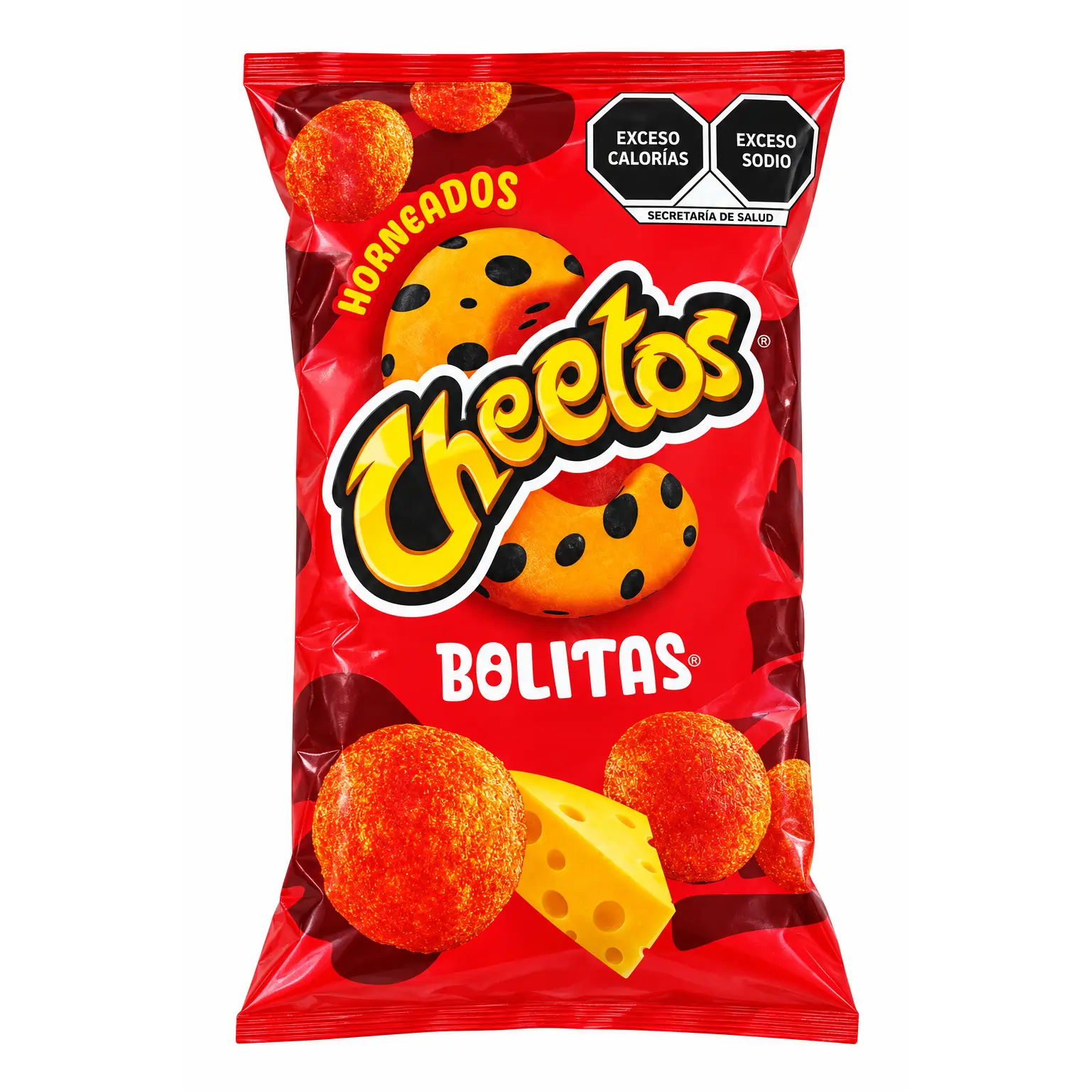 Cheetos Bolitas - Crunchy Cheese Flavored Snacks - Perfect for Parties and Snacking - Excess Calories and Sodium Warning
