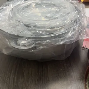 Alpine Cuisine 8 Piece Gourmet Aluminum Caldero Set, 2/3.5/7/13 quart, Silver