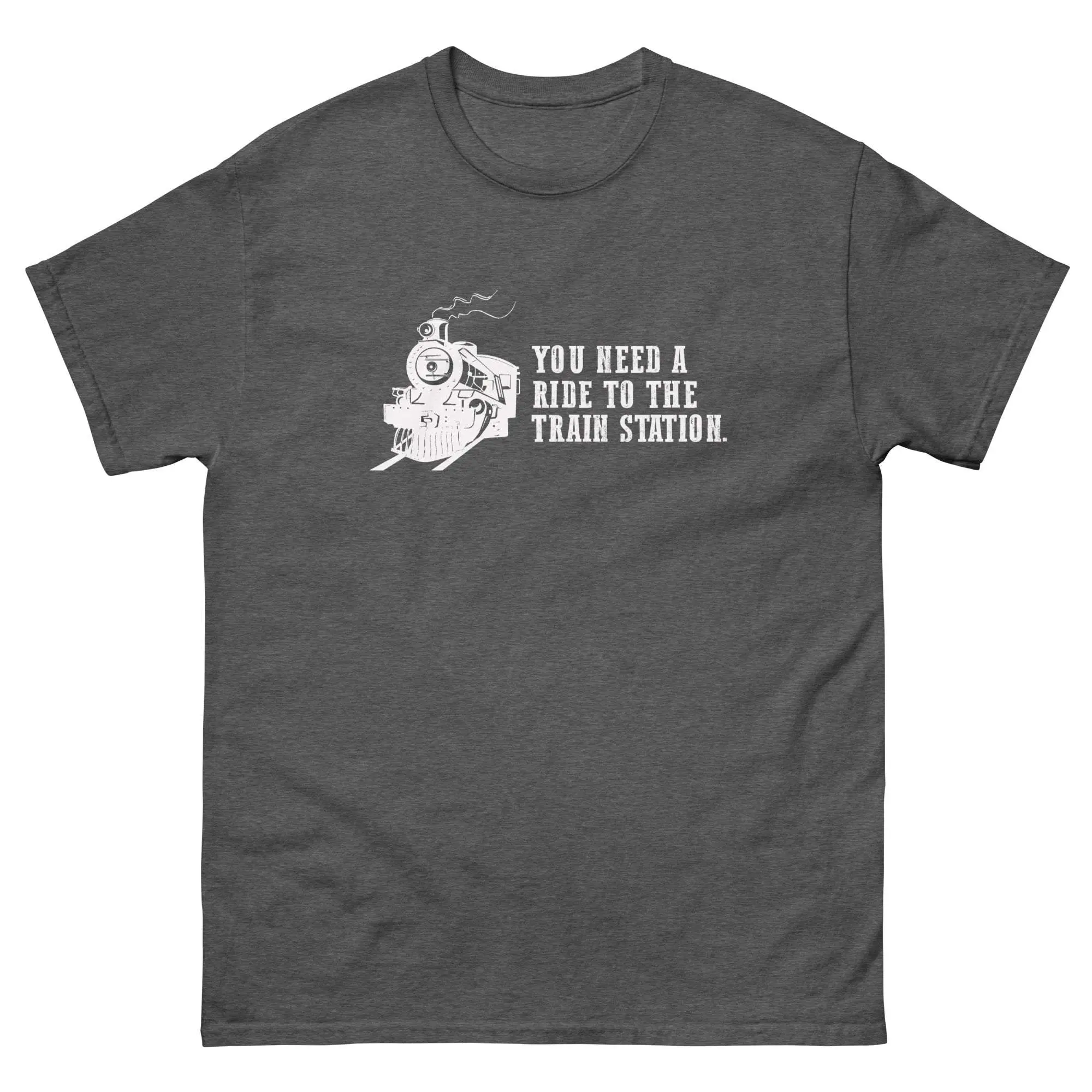 Train Station Men's classic tee