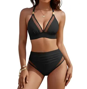 Blooming Jelly Womens High Waisted Bikini Tummy Control Modest Bathing Suit Slimming Two Piece 2026 Swimsuit