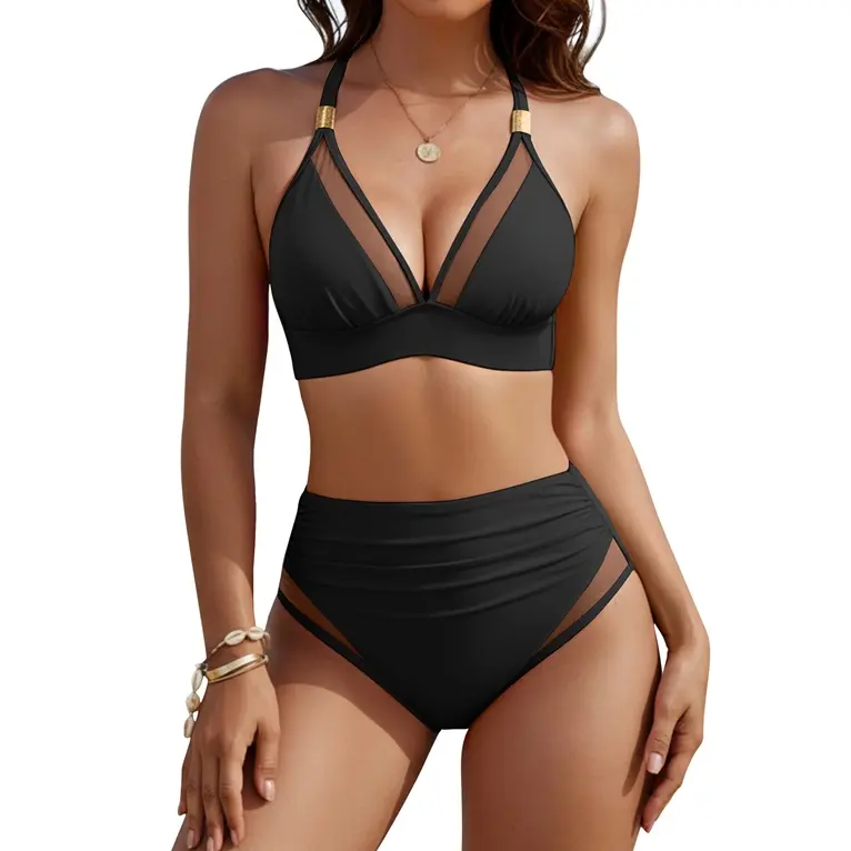 Blooming Jelly Womens High Waisted Bikini Tummy Control Modest Bathing Suit Slimming Two Piece 2026 Swimsuit#TikTokShopFallDealsForYou