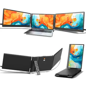 【TikTokShopSpringGlowUp】Dual Laptop Screen Extender, 14" FHD 1080P Portable Monitor for Laptop, Weighing 4.1 lbs, Plug & Play Screen Extender, Auto Adjust Width Dual Monitor for 13.3" - 17" Laptops-Please note the list of incompatible models