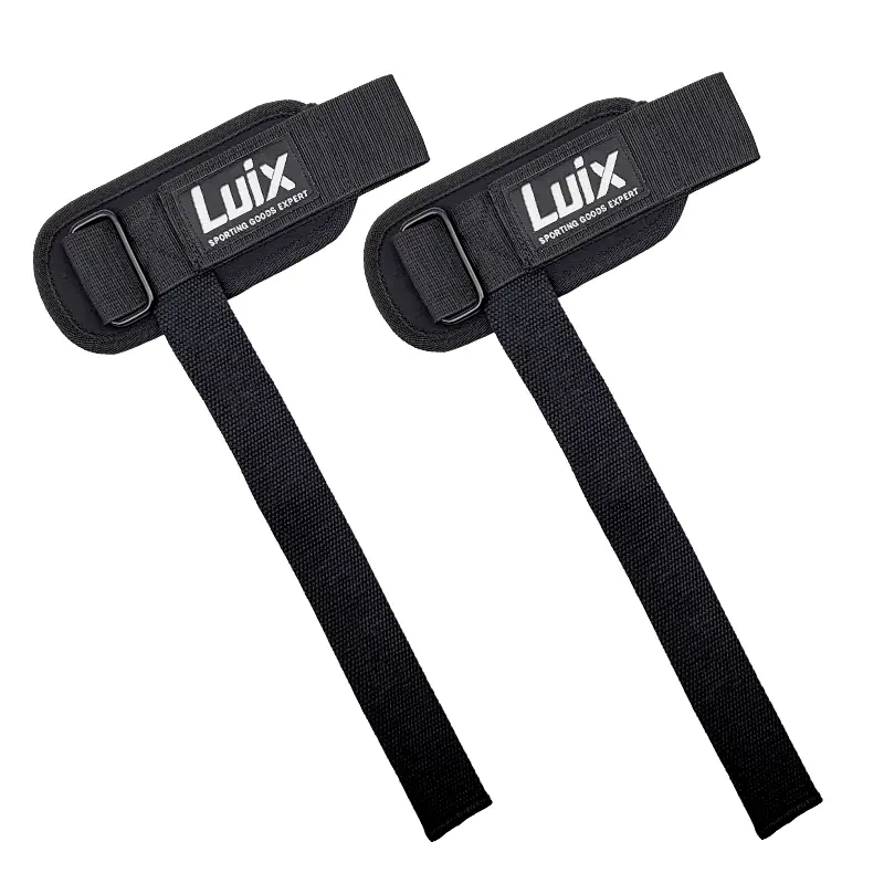 D Ring Lifting Straps - Maximum Support, Padded Back, Thick Strap for Superior Grip, Durable & Reliable Design