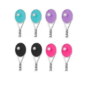 Born to Rally Tennis Racket Stud Earrings - Pick Color