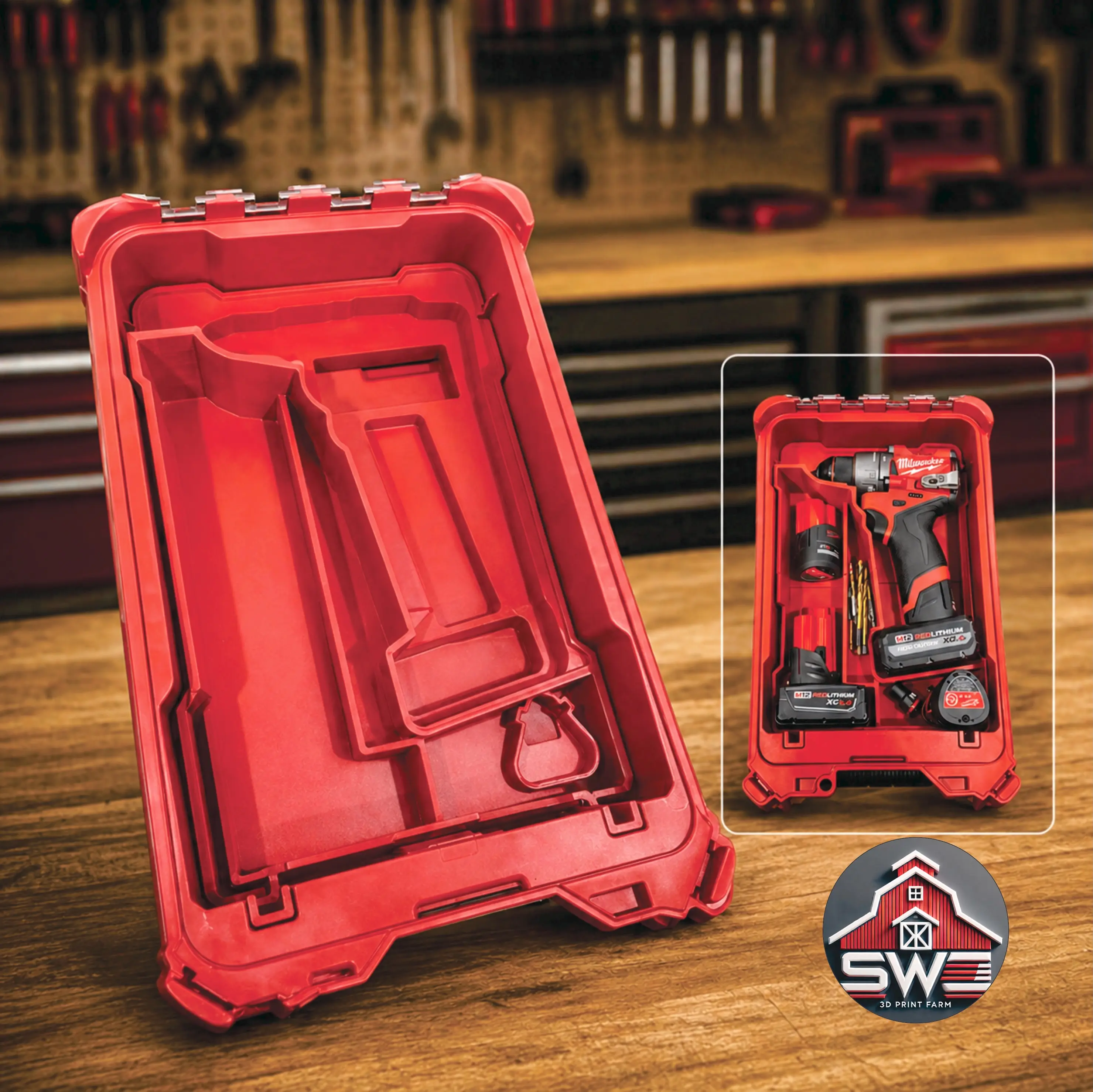 M12 Gen 3 Drill 3403-20 Insert Organizer for Milwaukee Packout 48-22-8435