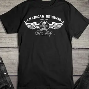 Shelby Cobra T-Shirt Officially Licensed Winged Cobra Design Carroll Shelby Sports Car Tee for Automotive Enthusiasts