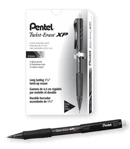 Pentel QE415 A Ballpoint Pen Black Pack of 12