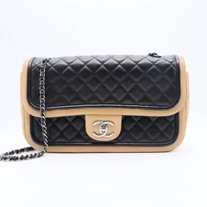 Pre-owned CHANEL Leather Crossbody Bags Jumbo Twist Flap Bag