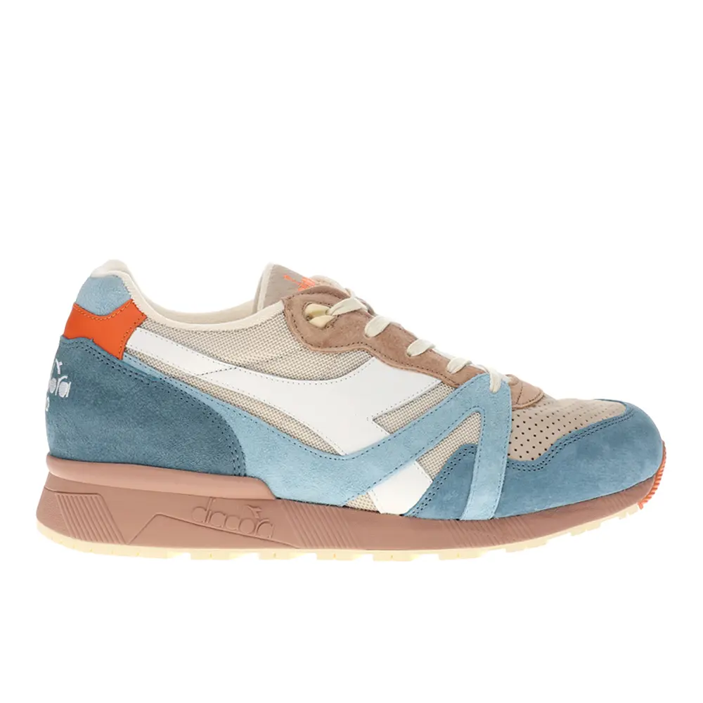 diadora Mens N9000 Tourney Italia Lace Up Sneakers Shoes Casual - Blue