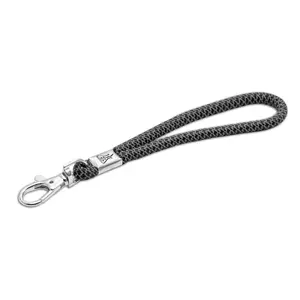 Lace Lab Keychain - Black Reflective