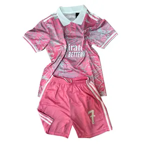 Soccer Jersey Outfits Sporting Clothes Breathable Polyester Shirt Youths Football Uniforms For Boys & Girls