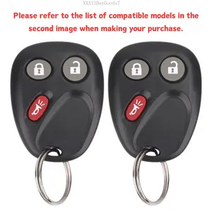 Keyless Entry Remote Key Fob Compatible with Tahoe Suburban Silverado Avalanche, Sierra Yukon, Escalade, H2 2003 2004 2005 2006, Replacement forXXAllDayGoods7