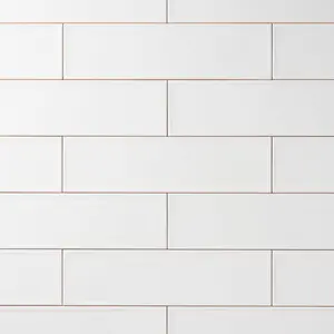 Chanelle Star White 4x16 Glossy Ceramic Tile
