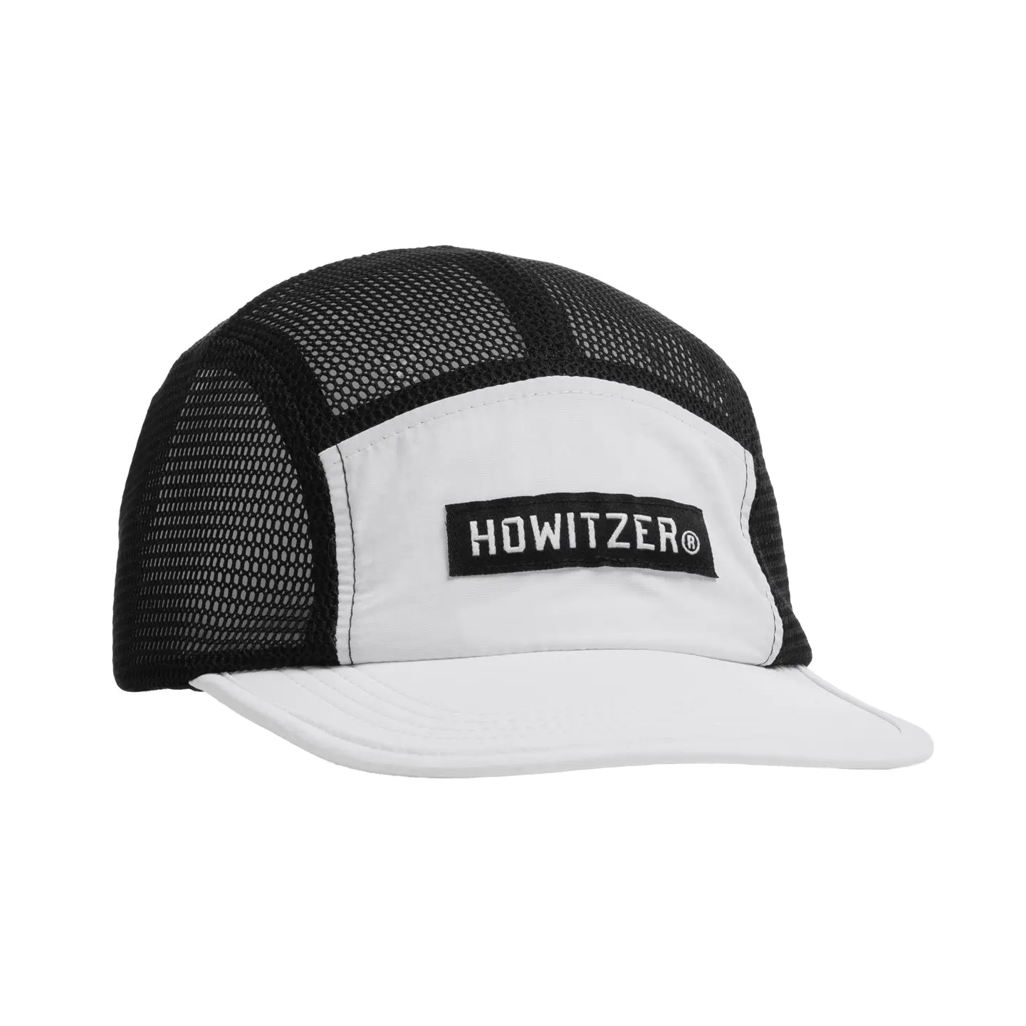 HOWITZER Male Unstructured Flat Brim Performance Comp Hat - Adjustable Headgear Hat, Breathable Polyester Mesh, Lightweight, Packable, Foldable, Flexible, OS Fit, Clip-In Design, 1-Size, Hand Wash Only, Hang Dry
