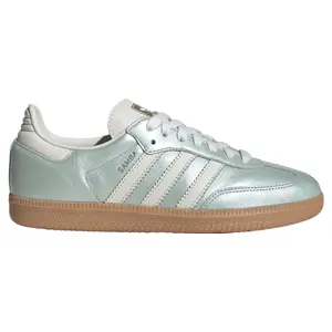 Adidas Samba OG Linen Green Metallic IG1965 Women's Fashion Sneaker New