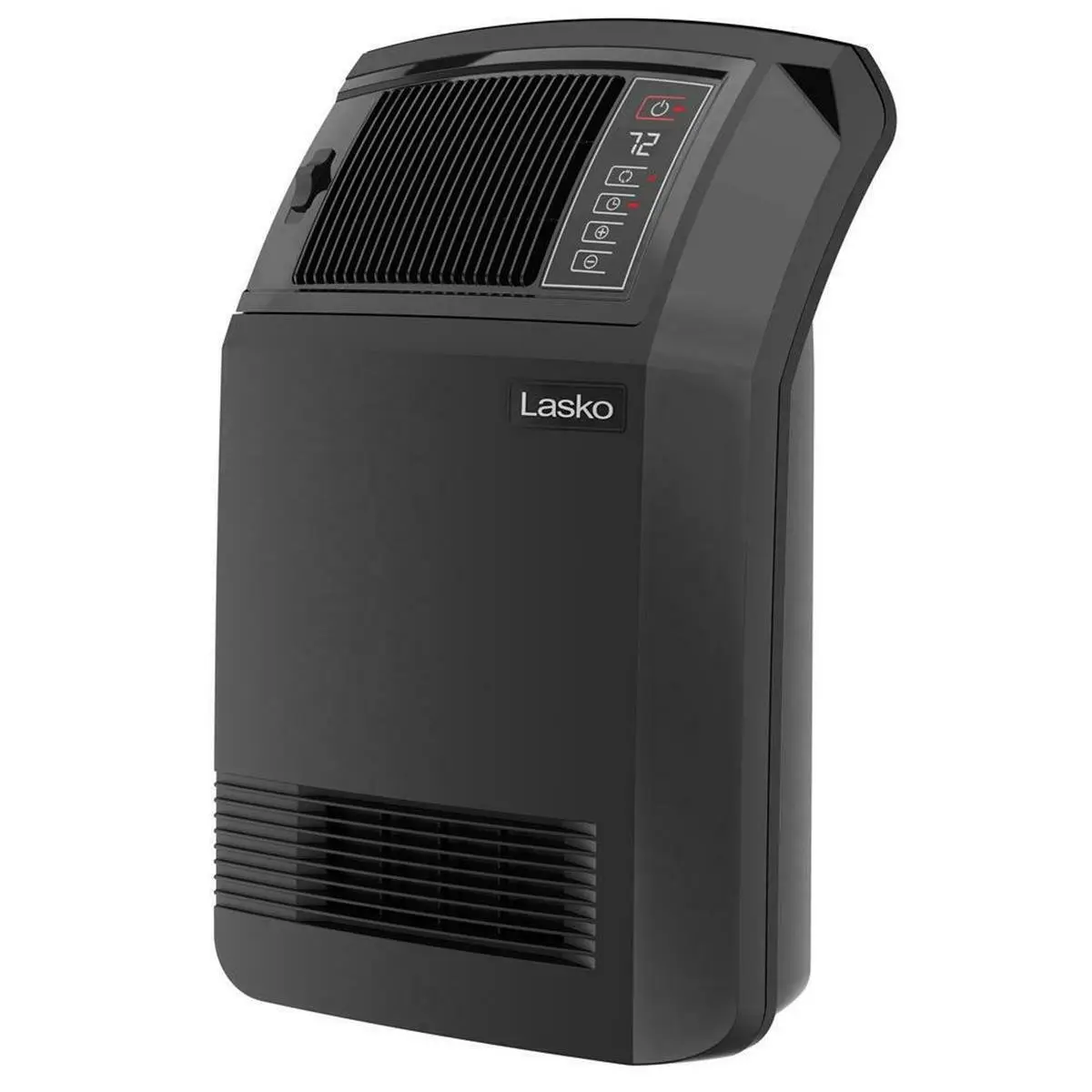 212 MAIN 23 in Cyclonic Digital Ceramic Heater - Space Saver with Adjustable Heating, Heat Control, Digital Display, and Included Remote