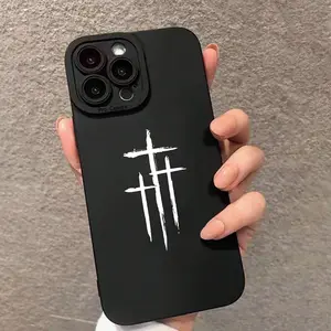 Cross Pattern Phone Case, Shockproof Phone Protective Cover, Phone Accessory Compatible with iPhone 17 15 14 13 12 11 Pro Max Phone Cases and iPhone X/XS MAX, 12 13 Mini, iPhone SE4/17E, Protector for Smartphone