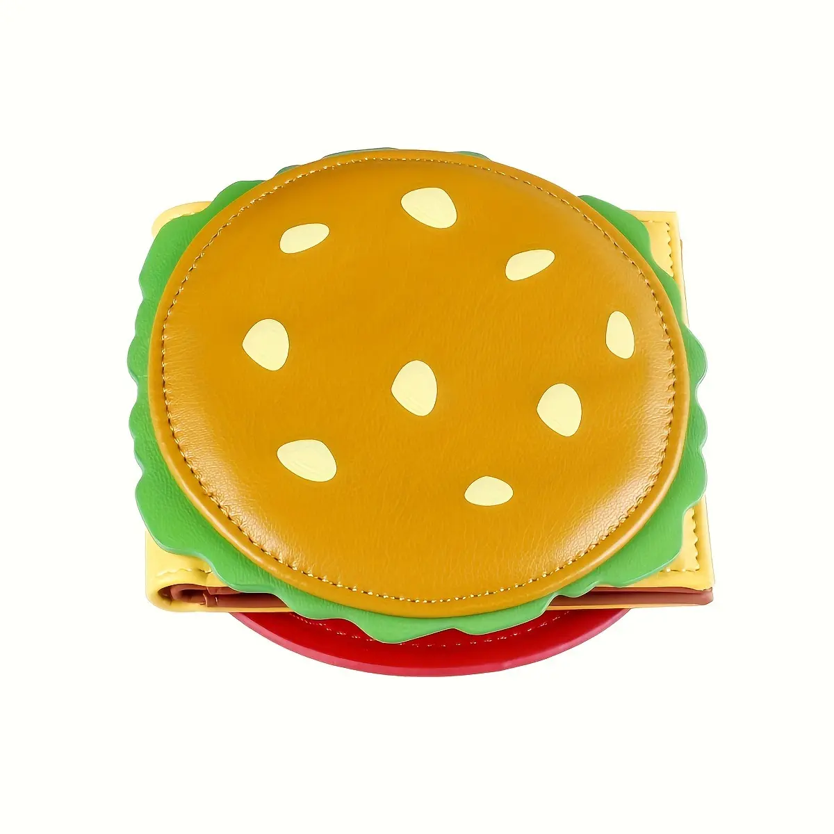 Cute hamburger-shaped wallet, RFID anti-theft anti-magnetic wallet, hamburger, basketball, football