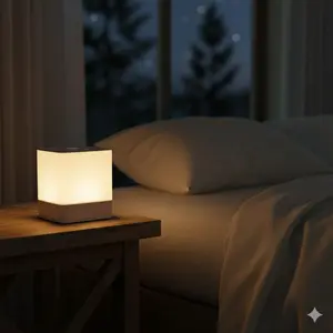 Touch Sensor USB Night Light | Soft Glow for Baby Nursery & Bedroom | Dimmable Mood Lamp | Energy-Efficient Portable Decor | Long Lasting | Black Friday Safety Gift