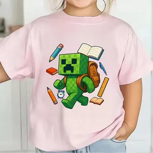 Gamer Back to School Youth T-Shirt – Minecraft-Inspired Bundle Design, Fun Pixel Graphic for Boys and Girls		
