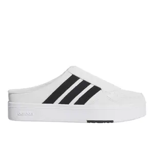 adidas Womens Hoops 4.0 Mule Sneakers Shoes Casual - White adidas Womens Hoops 4.0 Mule Sneakers Shoes Casual - White