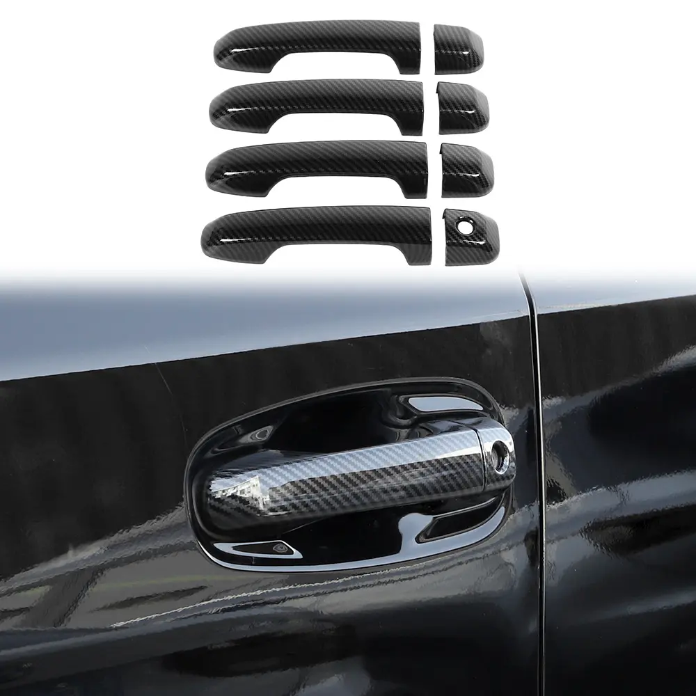 For 2010-2024 4Runner Exterior Door Handle Cover Trim Decor Shell Guard