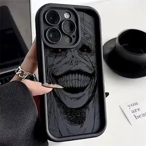 Solo Leveling anime Shadow King Phone Case for IPhone 17 16 15 14 13 12 11 Pro Max XR XS X Plus Soft TPU Back Cover black background