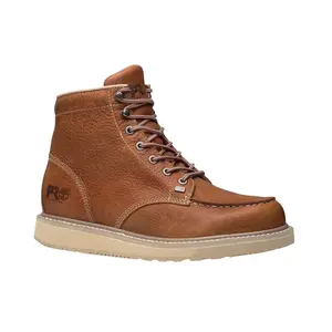 Timberland Men's Pro Barstow 6" Lace-Up Wedge Work Boot Round Toe - 89647