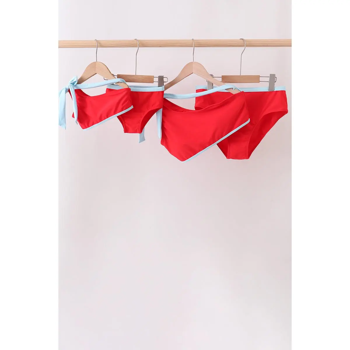 Red 2pc mom&me swimsuit