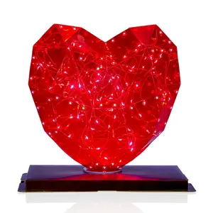 LED Heart Night Light, Colorful LED Strip Lamp, Heart Lover Gift, Atmosphere Decorative Light, Kids Room, Baby Room, Festival Gift