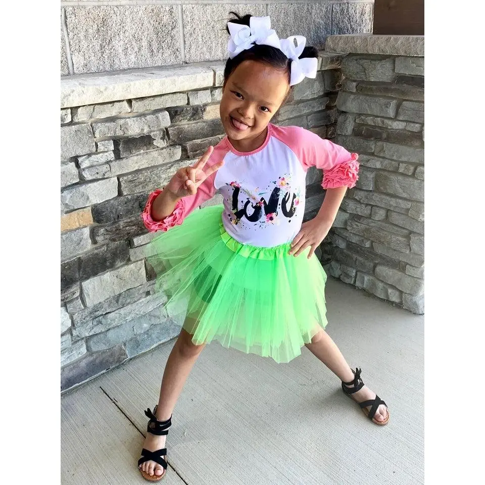 lime green tutu skirt - TikTok Shop