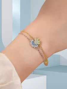 Sun Moon Bracelet Set for Women, Stackable Sun Blue Moon Bracelets, Couple Friendship Gift, Casual Fashion Jewelry, Bracelet for Couples