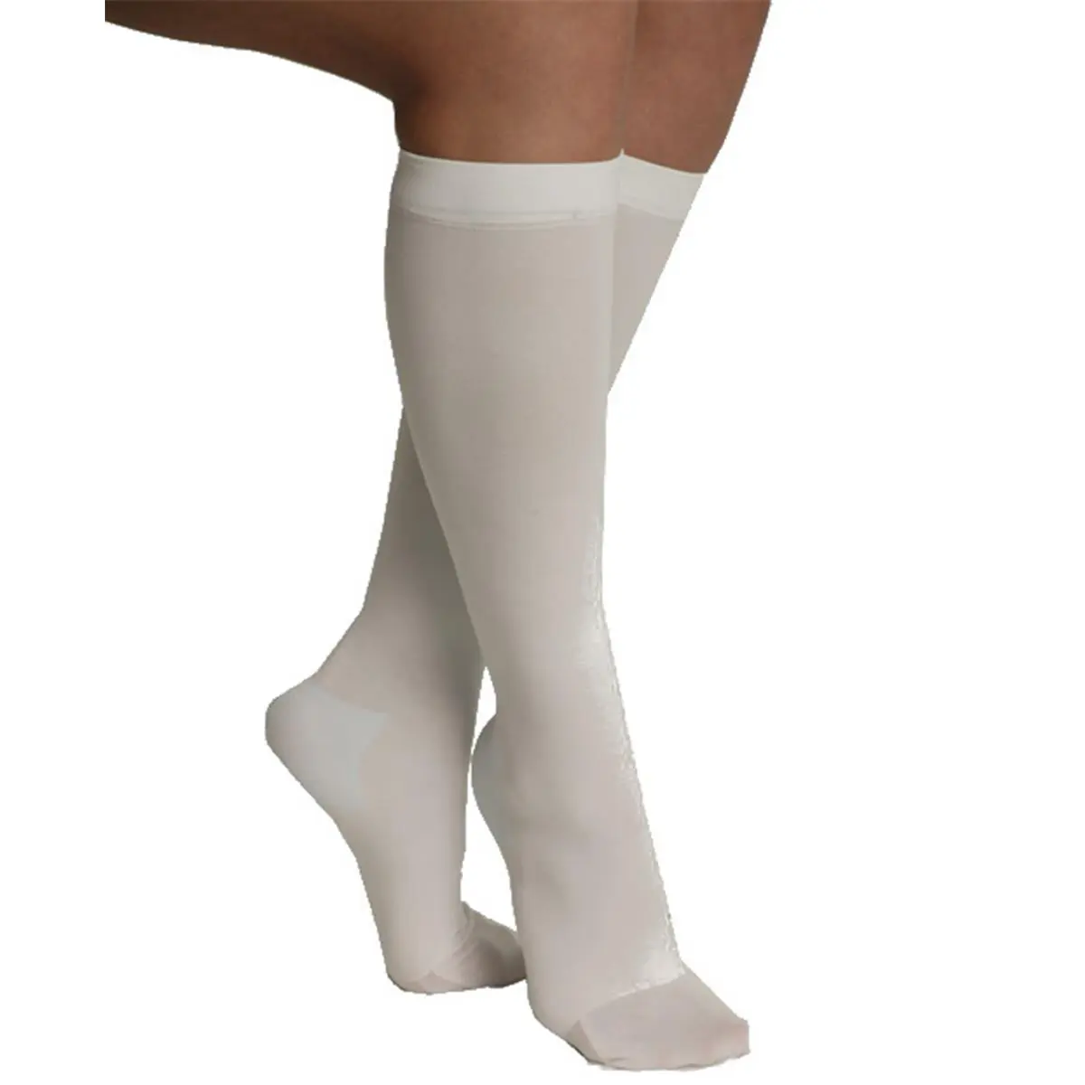 212 MAIN Therapeutic Anti-Embolism Knee-High Compression Socks, 18 mmHg, Soft Stretch, Plain Design, Prolonged Wear, XX-Large, Natural Uniform Color (Modest Fashion Islamic Accessory)