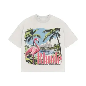 RHUDE Style Street Tee – Premium Cotton Unisex Graphic Shirt, Inspired Streetwear for Men & Women Who Stand Out