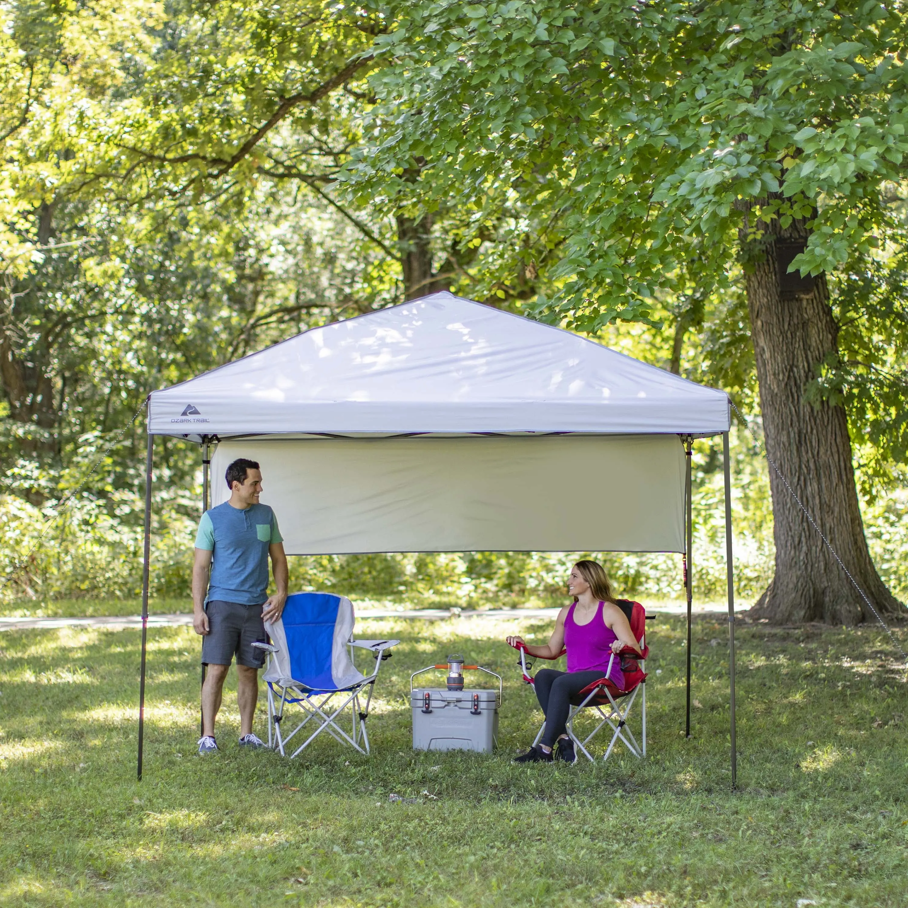 Ozark Trail 8' x 10' Gray Instant Outdoor Canopy - TikTok Shop