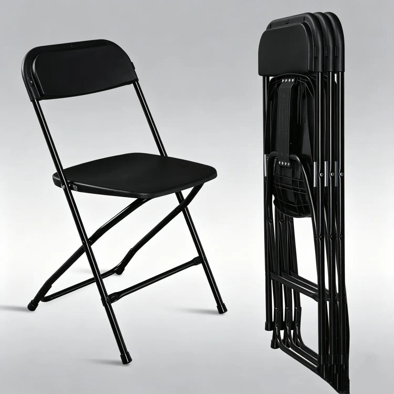 4/6/10 Pack Folding Chairs, Portable Party Chairs, Plastic Folding Chair,Stackable Commercial Seats with Steel Frame for Office Wedding Party Patio, Deals for You Days