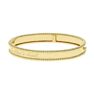 Pre-owned Van Cleef & Arpels Perlee Bangle Bracelet