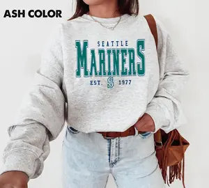 Vintage Seattle Baseball Sweatshirt, Retro Mariner Sailor Crewneck, Unisex City Sport Pullover Gift.....|||
