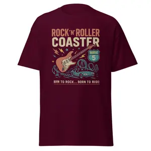 Rock N Roller Coaster Closing Shirt | Hollywood Theme Park Gildan Shirt