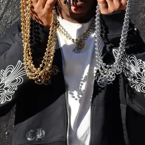 Node Society Logo Beaded Chain BUNDLE - Gold & Silver Chains with Logo Design