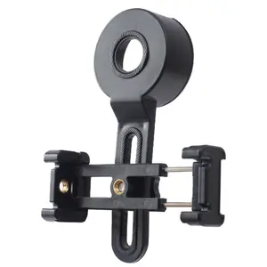 YOELEREY Universal Phone Adapter Mount for Binoculars Monoculars Scopes Telescopes Microscopes - Fits 35mm to 45mm Eyepieces - Compatible with iPhone & Samsung - Metal Housing ABS Clamp - Lightweight Portable