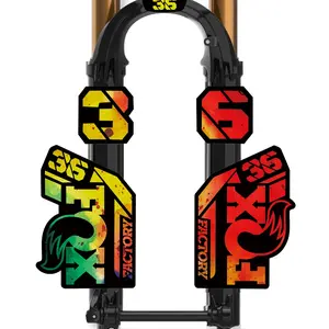 FOX 36 Series Car Truck Decal Sticker for Mountain Bike, Motorcycle Decoration, Vehicle Exterior Decoration, Easily Upgrade Professional Off-Road Style, Multi-color Design Avoids Monotony, Show Off-Road Enthusiast Proposition