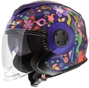 LS2 Verso Flor Brasil Open-Face Helmet