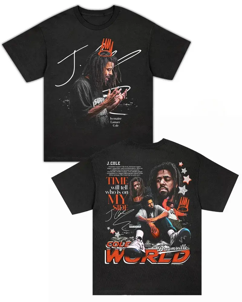 Youth & Adult World Tour 2026 Shirt, J. Cole Vintage Graphic Tee - Dreamville Forever & Music Icon Vibes, TikTok Trend Style