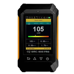 GQ GMC-600 Pro Geiger Counter Radiation Monitor with WiFi, Large LCD Display, and Real-Time Data Logging
